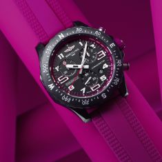 Breitling Professional Endurance Pro Purple Rubber Strap Watch 38mm - X83310F61B1S1