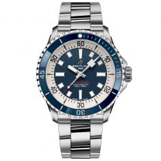 Breitling Superocean Automatic 42 Blue Dial Stainless Steel Bracelet Watch 42mm - A17375E71C1A1