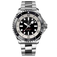 Breitling Superocean Automatic 44 Black Dial Stainless Steel Bracelet Watch 44mm - A17376211B1A1