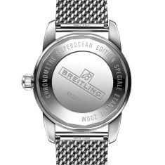 Breitling Superocean Heritage B20 Automatic 42 Gun Blue Dial Stainless Steel Watch AB2010161C1A1