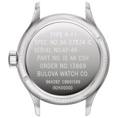 Bulova A-11 Hack Brown Nylon Strap Watch | 37mm | 96A282