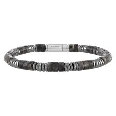 Bulova Classic Labradorite and Hematite Bead Bracelet | 8.5 Inches