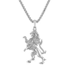Bulova Crest of Bohemia Sterling Silver Pendant Necklace