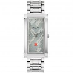 Bulova Frank Loyd Wright Pattern #106 Stainless Steel Bracelet Watch | 24.6mm | 96L286
