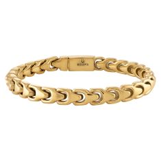 Bulova Link Gold-Tone Stainless Steel Bracelet | 8mm