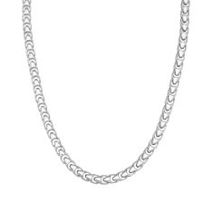 Bulova Marc Anthony Link Rhodium-Plated Necklace - 8mm