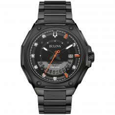 Bulova Marc Anthony Series X Diamond Dial Black Ion-Plated Watch | 45mm | 98D183