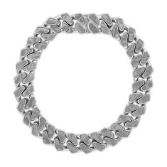 Bulova Marc Anthony Sterling Silver Curb Bracelet - 11mm