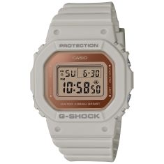 Casio G-Shock 5600 Digital Metallic Face White Resin Watch | GMDS5600-8