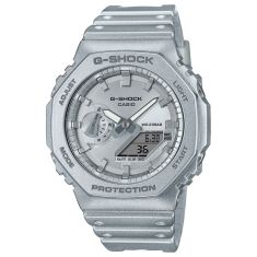Casio G-Shock Forgotten Future Analog-Digital Metallic Silver Resin Watch | 48mm | GA2100FF-8A