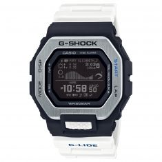 Casio G-Shock G-Lide White Resin Surf Watch GBX100-7
