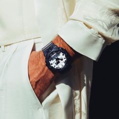 Casio G-Shock GA-700 Series Analog-Digital High Contrast Black and Brilliant White Watch - GA700WD-1A