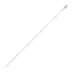 Child's Freshwater Cultured Pearl Sterling Silver Bracelet