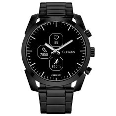 Citizen CZ Smart Hybrid Grey Ion-Plated Bracelet Watch 42.5mm - JX2017-56E