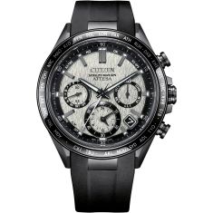 Citizen Eco-Drive Attesa Satellite Timekeeping and Super Titanium Black Polyurethane Strap Watch -  44.5mm - CC4055-14H