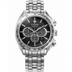 Citizen Eco-Drive Carson Stainless Steel Bracelet Watch | 43mm | CA4540-54E