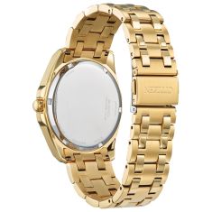 Citizen Eco-Drive Classic Peyten Champagne Dial Gold-Tone Watch | 41mm | BM7532-54P