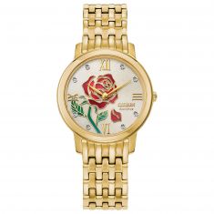 Citizen Eco-Drive Disney Belle Diamond Gold-Tone Bracelet Watch 30mm - EX1492-59W