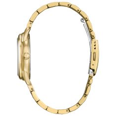 Citizen Eco-Drive Disney Mickey Classic Gold-Tone Bracelet Watch | 36mm | FE7093-57W