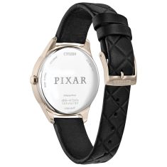 Citizen Eco-Drive Disney Pixar Ratatouille Black Leather Strap Watch | 36.6mm | FE7103-04W