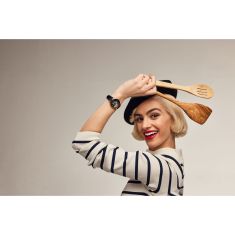 Citizen Eco-Drive Disney Pixar Ratatouille Black Leather Strap Watch | 36.6mm | FE7103-04W