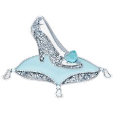 Citizen Eco-Drive Disney Princess Cinderella Crystal Accent and Stainless Steel Bracelet Watch and Pin Set | 36mm | FE7041-51W