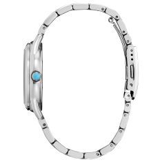 Citizen Eco-Drive Disney Princess Frozen Stainless Steel Bracelet Watch and Snowflake Pin Set | 36mm | FE7091-61W