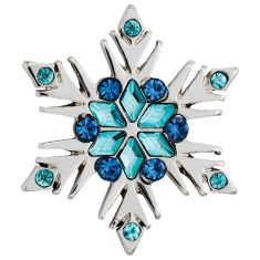 Citizen Eco-Drive Disney Princess Frozen Stainless Steel Bracelet Watch and Snowflake Pin Set | 36mm | FE7091-61W