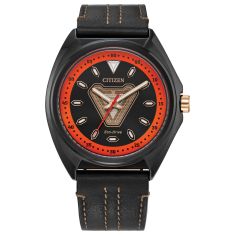 Citizen Eco-Drive Marvel Classic Avengers Tony Stark '63 Black Leather Strap Watch | 43mm | AW2075-05W