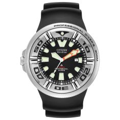 Citizen Eco-Drive Promaster Dive "Ecozilla" Black Polyurethane Strap Watch | 48mm | BJ8050-08E