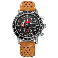 Citizen Eco-Drive Star Wars Classic Rebel Pilot Brown Leather Strap Watch | 44mm | CA0761-06W