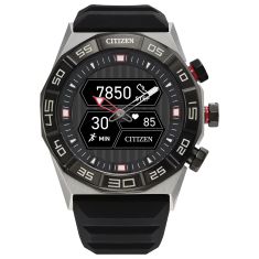 Citizen Gen-2 Sport CZ Smart Hybrid Black Silicone Strap Watch