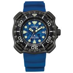 Citizen Promaster Dive Blue Polyurethane Strap Watch | 47mm | BN0227-09L