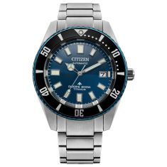 Citizen Promaster Fujitsubo Blue Dial Super Titanium Bracelet Watch 41mm - NB6026-56L
