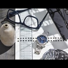 Citizen Series8 870 Automatic Blue Dial Stainless Steel Watch 40.8mm - NA1037-53L