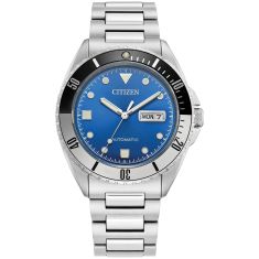 Citizen Sport Automatic Blue Dial Stainless Steel Bracelet Watch 42mm - NH7530-52M