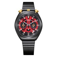 Citizen Tsuno Star Wars Darth Maul Black Ion-Plated Bracelet Watch | 38mm | AN3668-55W