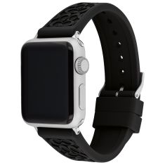 COACH Apple Watch Strap Black Rubber - 38mm & 40mm - 14700052