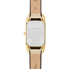 COACH Cadie Mother-of-Pearl Dial Ivory Charm Leather Strap Watch 17.5mm x 28.5mm - 14504115