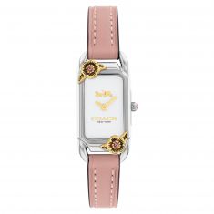 COACH Cadie Pink Leather Strap Watch | 17.5mmX28.5mm | 14504037