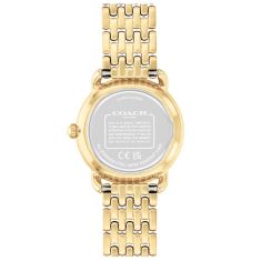 COACH Elliot Gold-Tone Glitter Dial Gold-Tone Bracelet Watch 28mm - 14504370