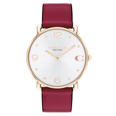 Red coach watch sales