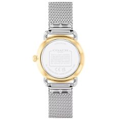 COACH Elliot Silver-Tone Signature Dial Two-Tone Watch and Bracelet Gift Set 28mm - 14000115