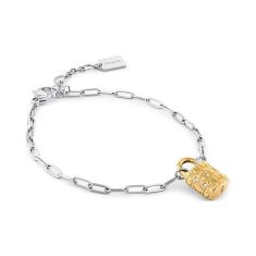 COACH Elliot Silver-Tone Signature Dial Two-Tone Watch and Bracelet Gift Set 28mm - 14000115