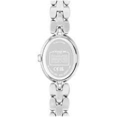 COACH Sammy Black Signature Dial Stainless Steel Bracelet Watch 22mm - 14504420