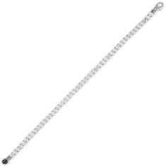 Cubic Zirconia Sterling Silver Tennis Bracelet | 8.5 Inches