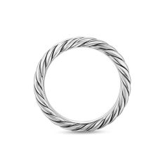 David Yurman Cable Band Ring in Sterling Silver, 3.4mm