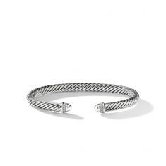 David Yurman Cable Classic Collection Bracelet with Diamonds, 5mm