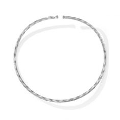 David Yurman Cable Edge Collar Necklace in Recycled Sterling Silver | REEDS  Jewelers