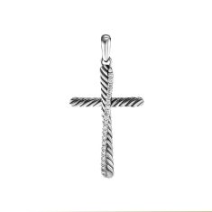 David Yurman Crossover Cross Pendant with Pave Diamonds REEDS